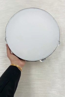 28 Cm Zilli Tef, Gelin Kına Gecesi Düğün Sünnet Nedime Parti Organizasyon Bride Def, 1 Adet