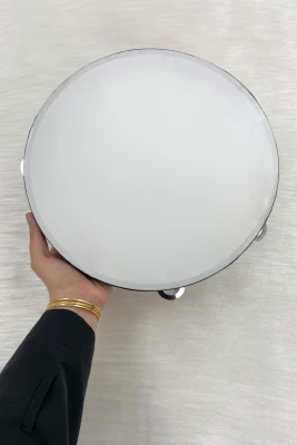 30 Cm Zilli Tef, Gelin Kına Gecesi Düğün Sünnet Nedime Parti Organizasyon Bride Def, 1 Adet