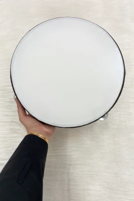 32 Cm Zilli Tef, Gelin Kına Gecesi Düğün Sünnet Nedime Parti Organizasyon Bride Def, 1 Adet
