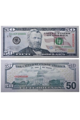 50 Dolar Geçersiz Düğün Oyun Eğlence Parası