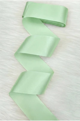 6 Cm Mint Yeşili Tek Taraflı Saten Kurdele 10 Metre, Bohça Çeyiz Nişan Takı Özel Gün Hediye Süsleme Düğün Söz Gelin Damat Bride Parti Nikah Sünnet Kın