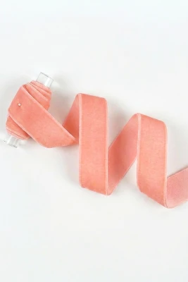 Açık Pembe Kadife Kurdele 3cm 1mt, Gelin, Damat, Bohça, Nişan, Çeyiz, Nikah, Hediye, Şeker, Süsleme
