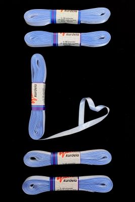 Bebe Mavi Saten Kurdele 1 Cm 10 Metre, Bohça Çeyiz Özel Gün Hediye Süsleme Kurdelesi