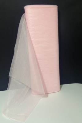 Bebe Pembesi Süsleme Tülü, Bohça Çeyiz Gelin Damat Söz Nişan Nikah Kapı Valiz Hediye Süsü, 100x300cm