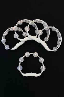 Beyaz Gelin Gelin Nedime Tefi, Kına Gecesi Düğün Sünnet Bride Plastik Zilli Tef, 5 Adet