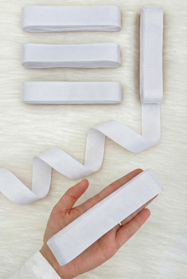 Beyaz Grogren Kurdele 3 Cm 10 Mt, Bohça Çeyiz Düğün Sünnet Doğum Günü Hediye Paketleme Süsleme