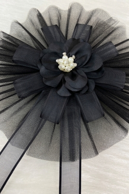 1 Adet Broşlu Siyah Konvoy Süsü Gelin Damat Bohça Çeyiz Düğün Nişan Gelin Arabası Sünnet Kına