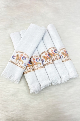 Düğün Gelin Damat Sünnet Konvoy Arabası Havlusu Süsü, 6 Adet