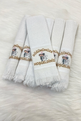 Düğün Gelin Damat Sünnet Konvoy Arabası Havlusu Süsü, 6 Adet