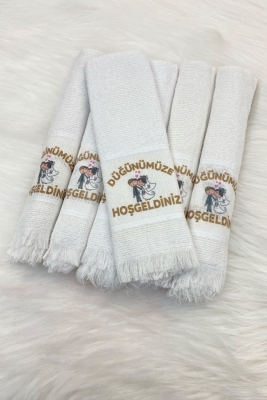 Düğün Sünnet Gelin Konvoy Arabası Havlusu Süsü, 12 Adet