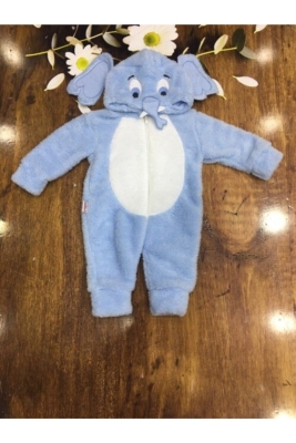 Fil Welsoft Peluş Fermuarlı Tulum 6-24 Ay Das50