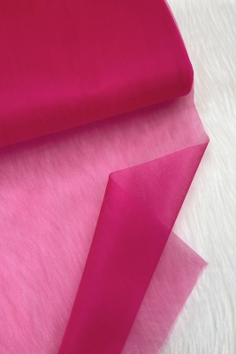 Fuşya Bohça Süsleme Tülü, Nişan Bohça Süsü, Kapı Doğum Günü Parti Süsleme Tülü, 100x300cm