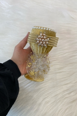 Gold Düğün Nikah Takı İçin İğnelik, Kına Gecesi Gelin Damat Söz Nişan Sünnet İğnedanlık