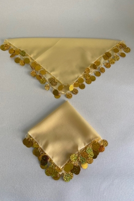 Golda Gold Lüks Şifon Halay Mendili 1 Adet