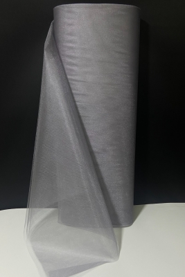 Gri Bohça Çeyiz Süsleme Tülü Kristal Tül Boy 1 Mt En 3 Mt