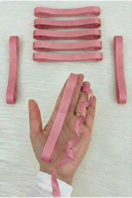 Gül Kurusu Grogren Kurdele 1 Cm 10 Metre, Bohça Çeyiz Özel Gün Hediye Nişan Nikah Paketleme Süsleme