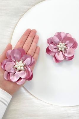 Gül Kurusu İncili Parlak Taşlı Gelin El Gülü, Damat, Nedime Bileklik, Düğün Kına Söz Bride, 2 Adet