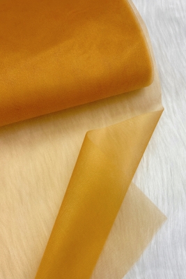 Hardal Bohça Süsleme Tülü, Nişan Bohça Süsü, Kapı Doğum Günü Parti Süsleme Tülü, 100x300cm