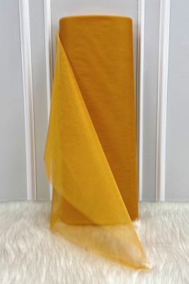 Hardal Süsleme Tülü, Bohça Çeyiz Gelin Damat Söz Nişan Nikah Kapı Konvoy Valiz Hediye 100x300cm