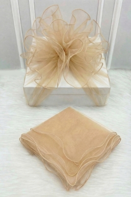 Kapiçino Süsleme Tülü, Kapiçino Kenar Bohça Çeyiz Gelin Damat Söz Nişan Nikah Hediye Süsü 150x150cm