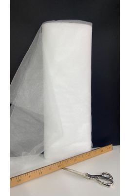 Kar Beyaz Süsleme Tülü, Nişan Bohça Çeyiz Söz Nikah Kapı Doğum Günü Süsleme Tülü, Boy 1 Mt En 3 Mt