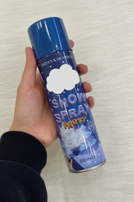 Kar Spreyi Büyük Boy 200ml, Kına Gecesi, Düğün, Parti Kar Köpüğü Spreyi