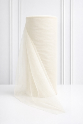 Kırık Beyaz Bohça Süsleme Tülü, Nişan Bohça Süsü, Kapı Doğum Günü Parti Süsleme Tülü, 100x300cm