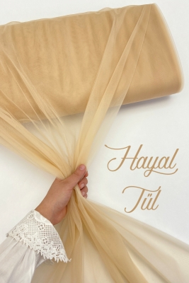 Kapiçino Hayal Tül, Nişan Çeyiz Bohça Kapı Doğum Günü Parti Süsleme, Gelin Abiye Türban 100x300cm