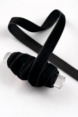 Siyah Kadife Kurdele 1cm 5mt, Gelin, Damat, Bohça, Nişan, Çeyiz, Nikah, Hediye, Şeker, Süsleme