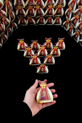 Kırmızı Kaftan Kına Dağıtmalık Hediyelik Kına 50 Adet