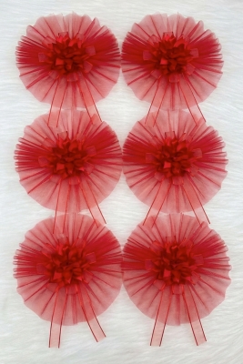 5 Adet Kırmızı Konvoy Süsü, Gelin Damat Bohça Çeyiz Valiz Düğün Nişan Gelin Arabası Sünnet Kına