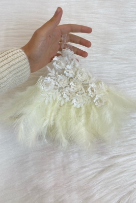 Krem Gelin Mendili, Kına Gecesi Düğün Halay Mendili