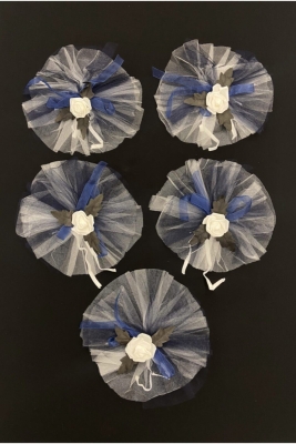 Lacivert Gelin Bohça Süsü, Damat Konvoy Arabası Valiz Bavul Çeyiz Düğün Nişan Söz Sünnet Süs 1 Adet