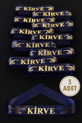 Lacivert Kirve Kol Kurdele, 5 Adet Kolluk Bileklik Bant, Kına Gecesi Düğün Bride Sünnet Söz