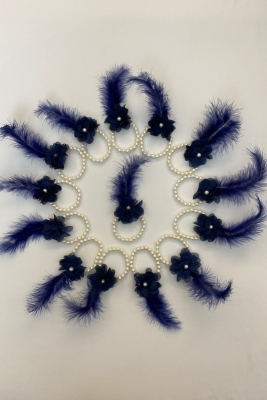 Lacivert Nedime Bilekliği, Bride To Be, Bekarlığa Veda Partisi, Düğün, Kına Gecesi Bileklik 10 Adet