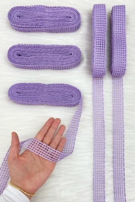 Lila File Kurdele 2,5cm 10mt, Gelin, Damat, Bohça, Çeyiz, Nişan, Söz, Nikah, Hediye, Parti, Süsleme