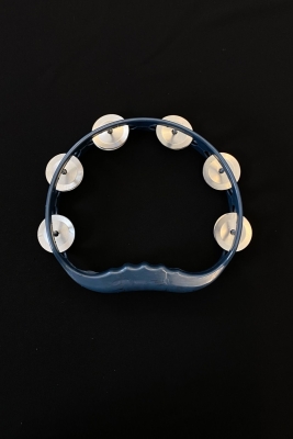 Mavi Gelin Nedime Tefi, Kına Gecesi Düğün Sünnet Bride Plastik Zilli Tef, 1 Adet