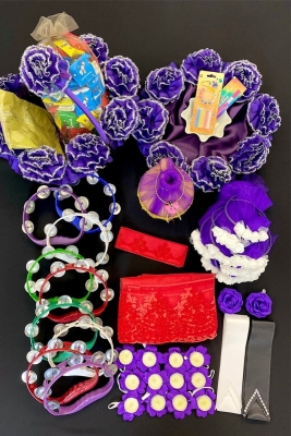 Mor 174 Parça Lüks Kına Gecesi Malzemeleri Seti