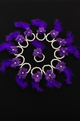 Mor Nedime Bilekliği, Bride To Be, Bekarlığa Veda Partisi, Düğün, Kına Gecesi Bileklik 10 Adet