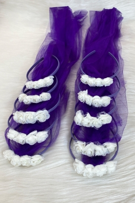 Mor Nedime Taç, Gelin Kına Gecesi Düğün Bride Bekarlığa Veda Partisi Sünnet Tacı 10 Adet