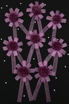 Mürdüm Bohça Süsü, Gelin Damat Çeyiz Düğün Nişan Konvoy Gelin Arabası Sünnet Kına Süsü 5 Adet