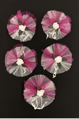 Mürdüm Gelin Damat Bohça Konvoy Süsü 10 Adet