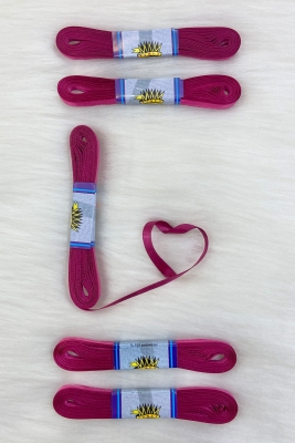 Mürdüm Saten Kurdele 1 Cm 10 Metre, Bohça Çeyiz Özel Gün Hediye Süsleme Kurdelesi