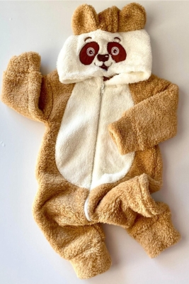 Peluşlu Welsoft Panda Tulum