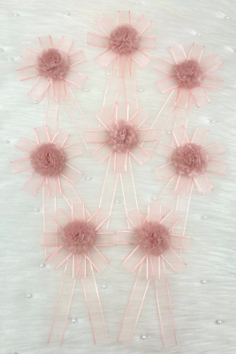 Pudra Bohça Süsü, Gelin Damat Çeyiz Düğün Nişan Konvoy Gelin Arabası Sünnet Kına Süsü 5 Adet