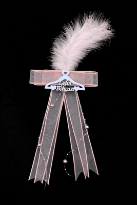 Pudra Gelin Bohça Süsü, Damat Çeyiz Valiz Bavul Düğün Nişan Söz Konvoy Kına Süsü 1 Adet