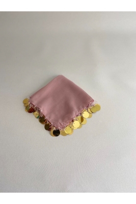 Pudra Gold Şifon Gelin Nedime Halay Mendil 5 Adet Kına Gecesi Malzemesi