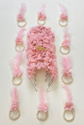 Pudra Nedime Bilekliği Ve Nedime Taçı(metal), Kına Gecesi, Bekarlığa Veda Partisi, Bride To Be