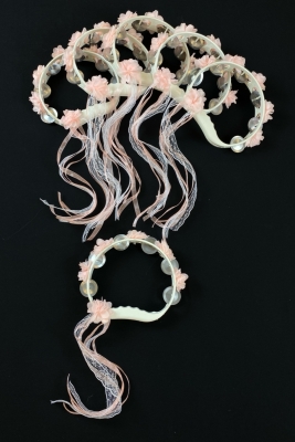 Pudra Süslü Gelin Nedime Kına Gecesi Sünnet Düğün Tefi, Üç Boyut Lazer Çiçek Ve Kurdele Süslü 5 Adet