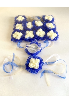 Saks Mavi Nedime Bileklik 12 Li Paket